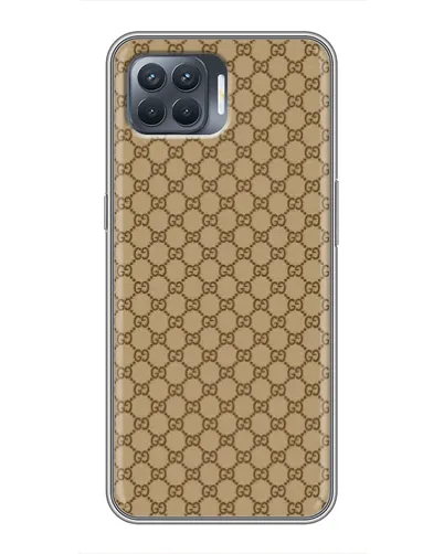 Чехол для OPPO Reno 4 Lite с картинкой «Gucci — классический беж» Чехол для OPPO Reno 4 Lite с картинкой «Gucci — классический беж»