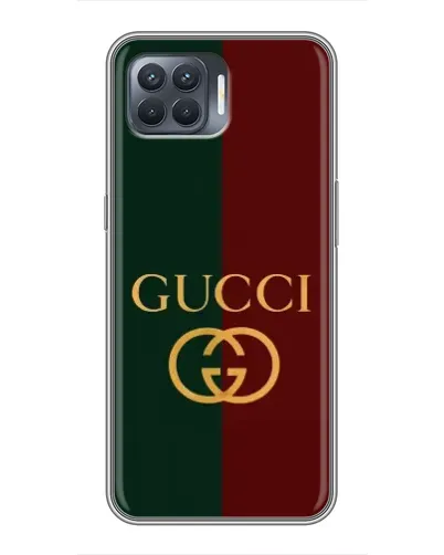 Чехол для OPPO Reno 4 Lite с картинкой «Gucci — темно-зеленый градиент» Чехол для OPPO Reno 4 Lite с картинкой «Gucci — темно-зеленый градиент»