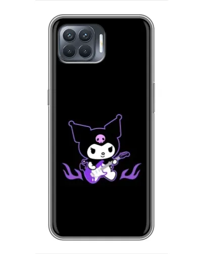 Чехол для OPPO Reno 4 Lite с картинкой «Электрическая Kuromi»