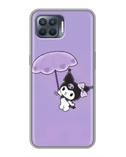 Чохол для OPPO Reno 4 Lite з картинкою «Kuromi з парасолькою» Чохол для OPPO Reno 4 Lite з картинкою «Kuromi з парасолькою»