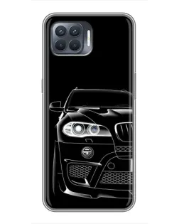 Чехол для OPPO Reno 4 Lite с картинкой «Темный силуэт BMW» Чехол для OPPO Reno 4 Lite с картинкой «Темный силуэт BMW»