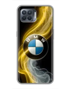 Чехол для OPPO Reno 4 Lite с картинкой «Золотистый дым BMW» Чехол для OPPO Reno 4 Lite с картинкой «Золотистый дым BMW»