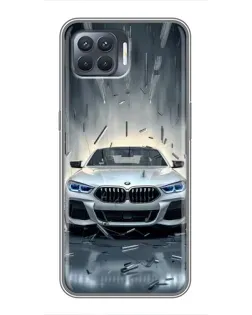 Чехол для OPPO Reno 4 Lite с картинкой «BMW в свете фар» Чехол для OPPO Reno 4 Lite с картинкой «BMW в свете фар»