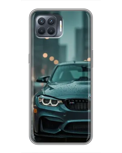 Чехол для OPPO Reno 4 Lite с картинкой «BMW в огнях города» Чехол для OPPO Reno 4 Lite с картинкой «BMW в огнях города»