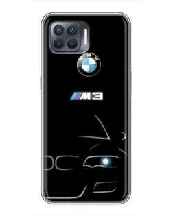 Чехол для OPPO Reno 4 Lite с картинкой «Минималистичный принт BMW M3» Чехол для OPPO Reno 4 Lite с картинкой «Минималистичный принт BMW M3»