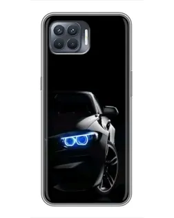 Чехол для OPPO Reno 4 Lite с картинкой «BMW — ночной взгляд» Чехол для OPPO Reno 4 Lite с картинкой «BMW — ночной взгляд»
