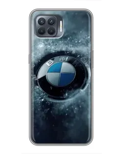 Чехол для OPPO Reno 4 Lite с картинкой «Логотип BMW — лед» Чехол для OPPO Reno 4 Lite с картинкой «Логотип BMW — лед»