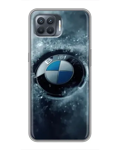Чехол для OPPO Reno 4 Lite с картинкой «Логотип BMW — лед» Чехол для OPPO Reno 4 Lite с картинкой «Логотип BMW — лед»