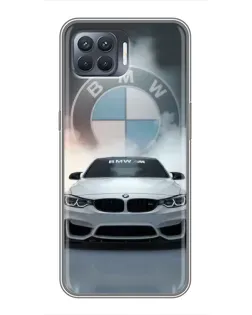 Чехол для OPPO Reno 4 Lite с картинкой «BMW в белом дыму» Чехол для OPPO Reno 4 Lite с картинкой «BMW в белом дыму»