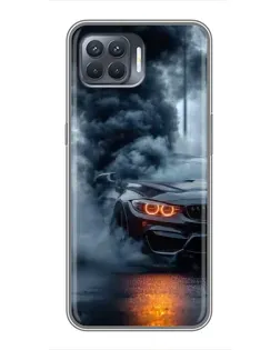 Чехол для OPPO Reno 4 Lite с картинкой «BMW M-Power — абстракция» Чехол для OPPO Reno 4 Lite с картинкой «BMW M-Power — абстракция»