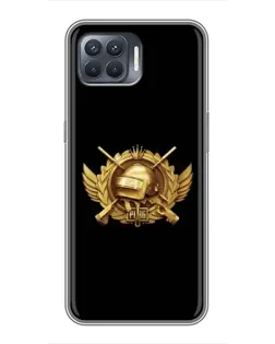 Чохол для OPPO Reno 4 Lite з картинкою «PUBG — помаранчевий градієнт» Чохол для OPPO Reno 4 Lite з картинкою «PUBG — помаранчевий градієнт»