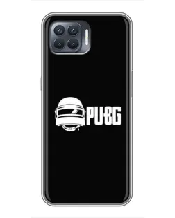 Чохол для OPPO Reno 4 Lite з картинкою «PUBG — класичний лого»