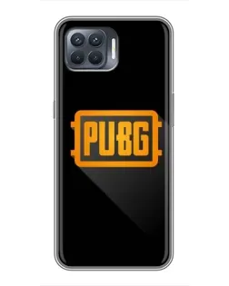 Чохол для OPPO Reno 4 Lite з картинкою «PUBG — рамка лого»