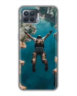 Чохол для OPPO Reno 4 Lite з картинкою «PUBG — вільне падіння»