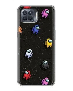 Чохол для OPPO Reno 4 Lite з картинкою «Космічний патерн Among Us» Чохол для OPPO Reno 4 Lite з картинкою «Космічний патерн Among Us»