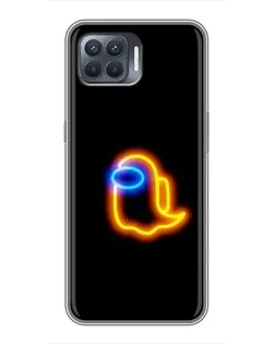 Чохол для OPPO Reno 4 Lite з картинкою «Among Us неонове сяйво» Чохол для OPPO Reno 4 Lite з картинкою «Among Us неонове сяйво»
