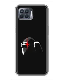 Чохол для OPPO Reno 4 Lite з картинкою «Among Us шолом» Чохол для OPPO Reno 4 Lite з картинкою «Among Us шолом»