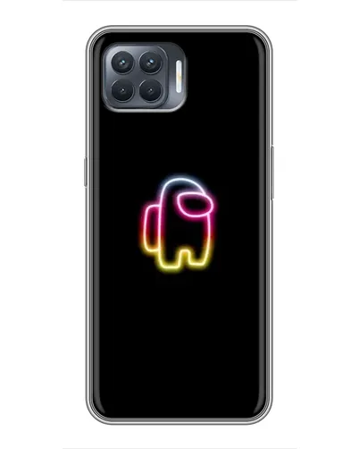Чохол для OPPO Reno 4 Lite з картинкою «Among Us градієнт»