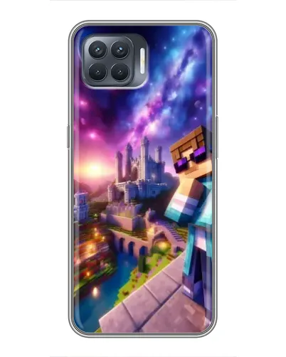 Чехол для OPPO Reno 4 Lite с картинкой «Стив и космос»