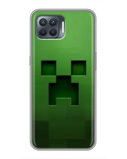 Чехол для OPPO Reno 4 Lite с картинкой «Крипер микро-дизайн» Чехол для OPPO Reno 4 Lite с картинкой «Крипер микро-дизайн»