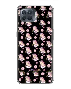 Чехол для OPPO Reno 4 Lite с картинкой «Magic Unicorn паттерн»