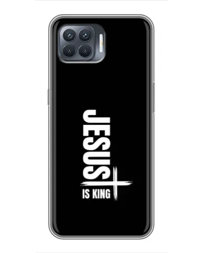 Чехол для OPPO Reno 4 Lite с картинкой «Вертикаль веры Jesus»