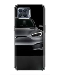 Чехол для OPPO Reno 4 Lite с картинкой «Tesla Model S Look» Чехол для OPPO Reno 4 Lite с картинкой «Tesla Model S Look»