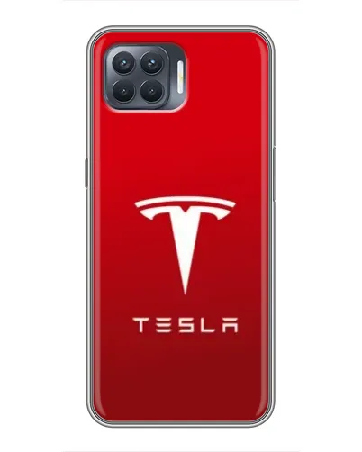 Чехол для OPPO Reno 4 Lite с картинкой «Tesla Red Classic»