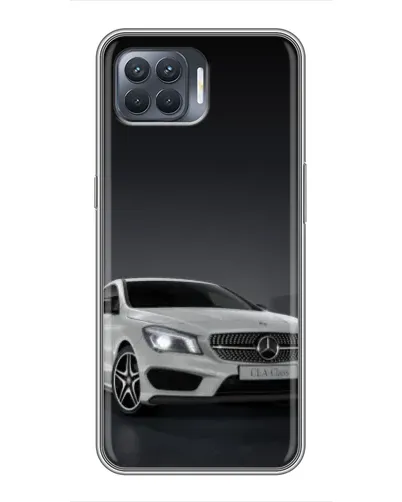 Чехол для OPPO Reno 4 Lite с картинкой «Mercedes AMG GT Silver»