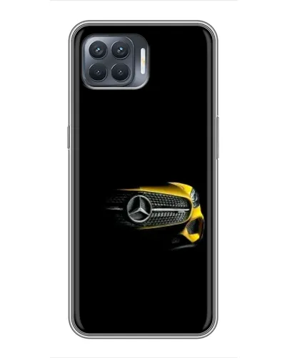 Чехол для OPPO Reno 4 Lite с картинкой «Mercedes — ретро стиль»