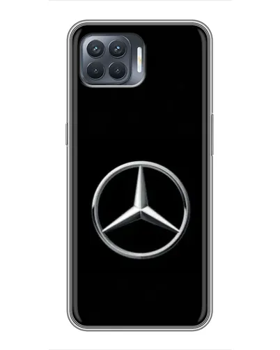 Чехол для OPPO Reno 4 Lite с картинкой «Mercedes классический лого»