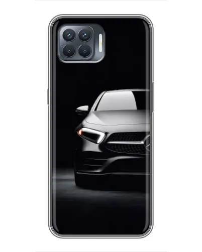 Чехол для OPPO Reno 4 Lite с картинкой «Свет фар Mercedes»