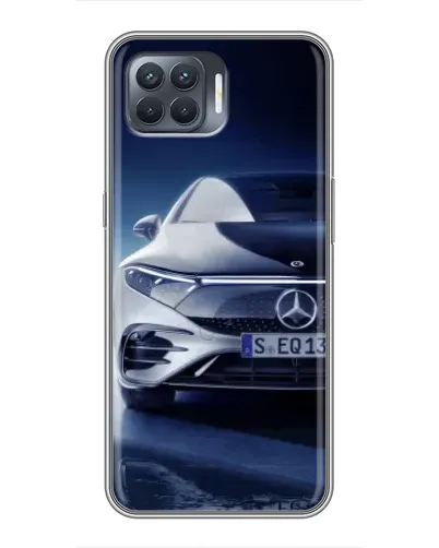 Чехол для OPPO Reno 4 Lite с картинкой «Mercedes EQ — будущее»
