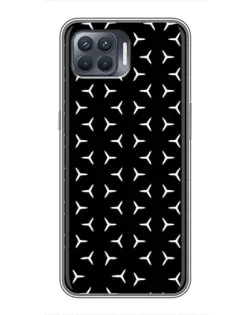 Чехол для OPPO Reno 4 Lite с картинкой «Mercedes паттерн звезд» Чехол для OPPO Reno 4 Lite с картинкой «Mercedes паттерн звезд»