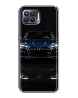 Чехол для OPPO Reno 4 Lite с картинкой «Audi — ночное отражение» Чехол для OPPO Reno 4 Lite с картинкой «Audi — ночное отражение»