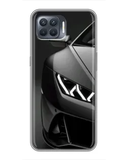 Чехол для OPPO Reno 4 Lite с картинкой «Lamborghini фары детализация» Чехол для OPPO Reno 4 Lite с картинкой «Lamborghini фары детализация»