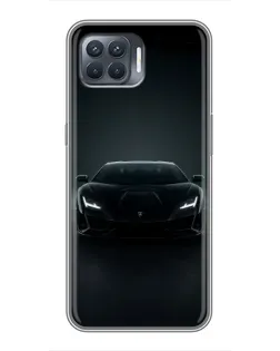 Чехол для OPPO Reno 4 Lite с картинкой «Черный Lamborghini Aventador» Чехол для OPPO Reno 4 Lite с картинкой «Черный Lamborghini Aventador»
