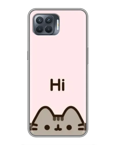 Чохол для OPPO Reno 4 Lite з картинкою «Пушин каже Hi» Чохол для OPPO Reno 4 Lite з картинкою «Пушин каже Hi»