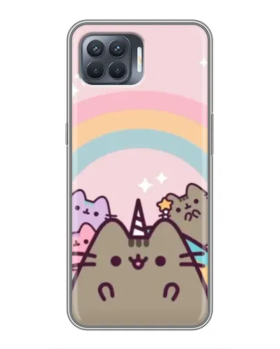 Чохол для OPPO Reno 4 Lite з картинкою «Єдиноріг Pusheen» Чохол для OPPO Reno 4 Lite з картинкою «Єдиноріг Pusheen»