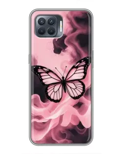 Чехол для OPPO Reno 4 Lite с картинкой «Бабочка в дыму» Чехол для OPPO Reno 4 Lite с картинкой «Бабочка в дыму»