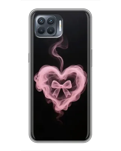 Чехол для OPPO Reno 4 Lite с картинкой «Дымчатое сердце» Чехол для OPPO Reno 4 Lite с картинкой «Дымчатое сердце»