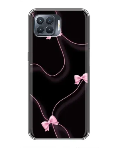 Чехол для OPPO Reno 4 Lite с картинкой «Розовые ленты» Чехол для OPPO Reno 4 Lite с картинкой «Розовые ленты»