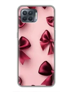 Чехол для OPPO Reno 4 Lite с картинкой «Бордовый атлас» Чехол для OPPO Reno 4 Lite с картинкой «Бордовый атлас»