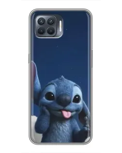 Чехол для OPPO Reno 4 Lite с картинкой «Стич в облаках» Чехол для OPPO Reno 4 Lite с картинкой «Стич в облаках»