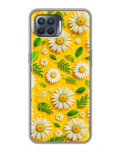 Чехол для OPPO Reno 4 Lite с картинкой «Ромашковое солнце»