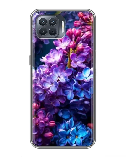 Чехол для OPPO Reno 4 Lite с картинкой «Сиреневый цвет»