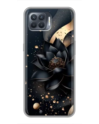 Чехол для OPPO Reno 4 Lite с картинкой «Черный лотос»