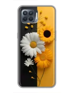 Чохол для OPPO Reno 4 Lite з картинкою «Соняшник та ромашка» Чохол для OPPO Reno 4 Lite з картинкою «Соняшник та ромашка»