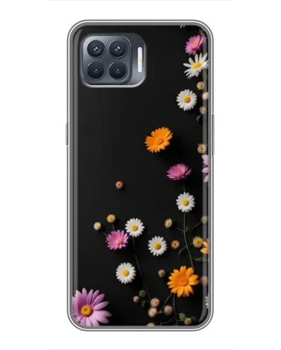 Чехол для OPPO Reno 4 Lite с картинкой «Цветочная композиция»