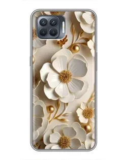 Чохол для OPPO Reno 4 Lite з картинкою «Білі паперові квіти» Чохол для OPPO Reno 4 Lite з картинкою «Білі паперові квіти»